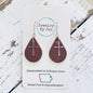 Cross Charm Earring