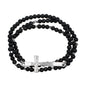 King Silver Jet Bracelet