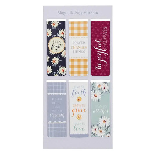 Magnetic Bookmark Set Daisy