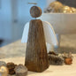 7.5" Grooved Wooden Angel