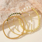 Jade Multi Ball Stretch Bracelets