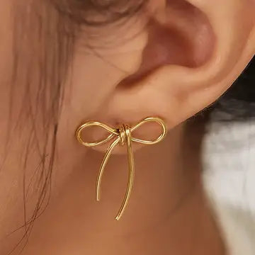 Bow Stud Earrings
