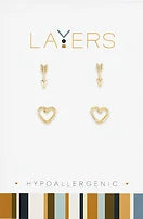 Gold Layers Earring Options