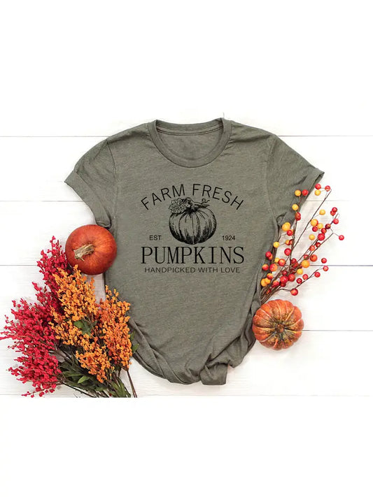 Farm Fresh Pumpkins Fall Graphic