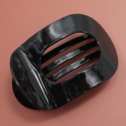 Jumbo Lay Flat Oval Hair Claw Clips