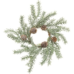 First Frost Pine Candle 3.5" Candle Ring