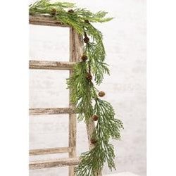 Mossy Cedar Garland 4ft