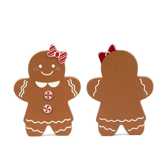 Chunky Girl Gingerbread Cutout