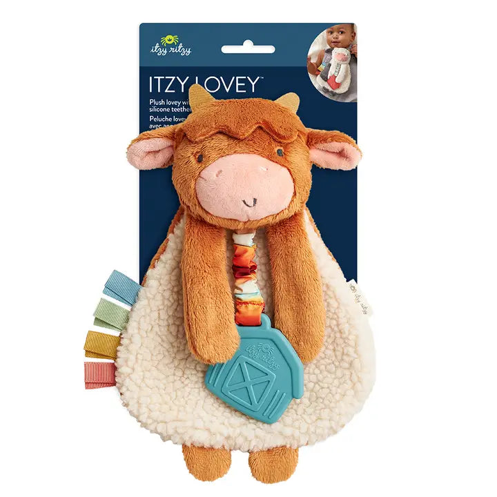 Itzy Ritzy Highland Cow Plush