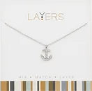 Silver Layers Necklace Options