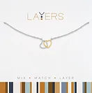 Silver Layers Necklace Options