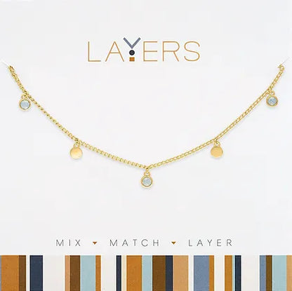 Gold Layers Necklace Options