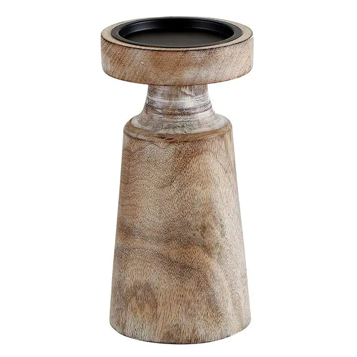 Mango Wood Candle Holder