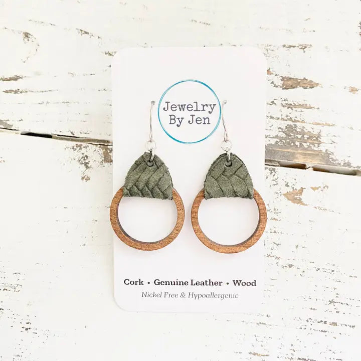 Olive Wood Hoop