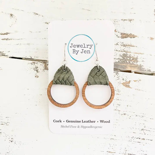 Olive Wood Hoop