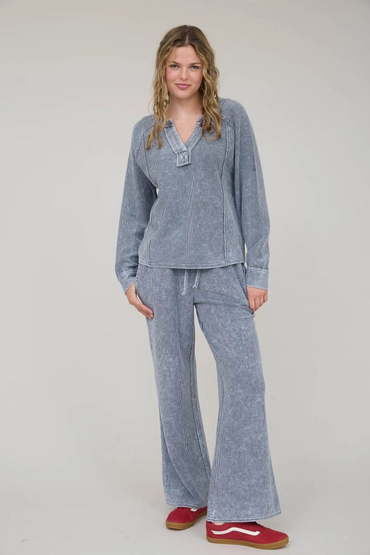 Indigo Blue Drawstring Pants