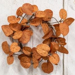 Penny Leaf Candle Ring