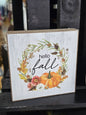 Hello Fall Pumpkin Block