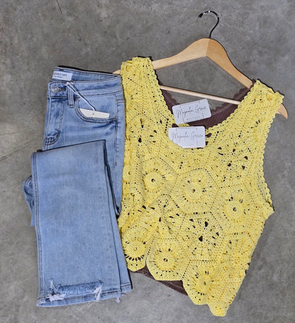 Casual Crochet Tank Top