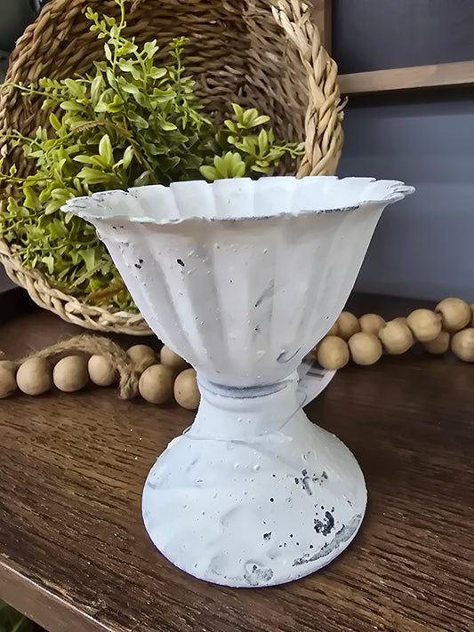 Vintage 4" Antheil Fluted Vase
