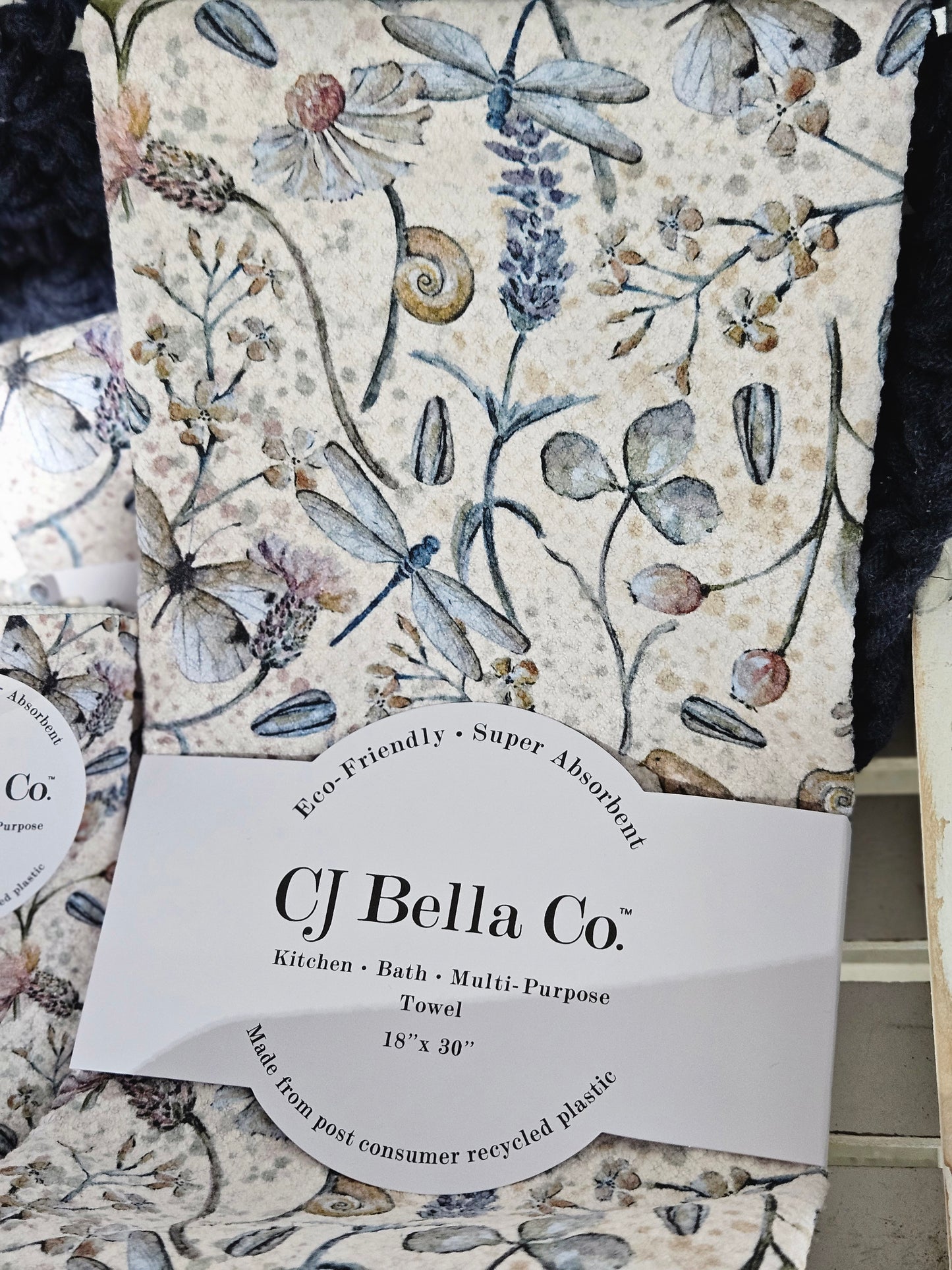 Lady Bug and Butterfly Eco Friendly Towel