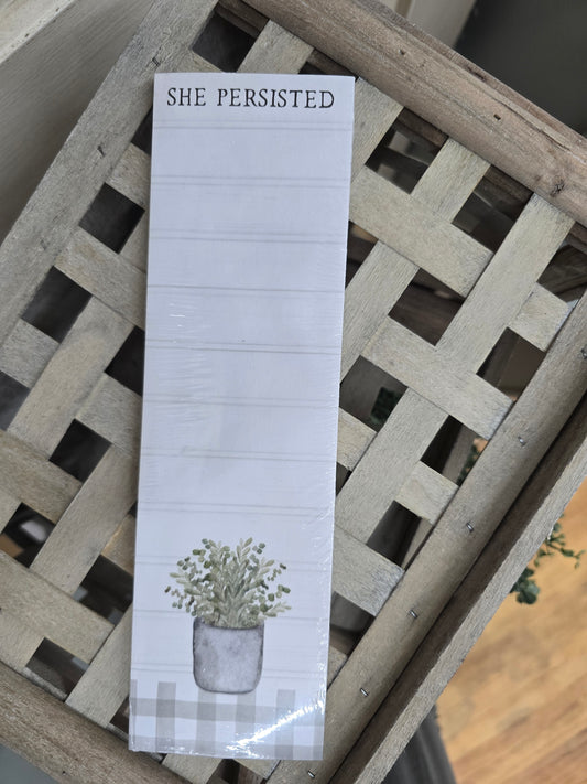 She Persisted Notepad