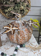 Orange Metal Pumpkin
