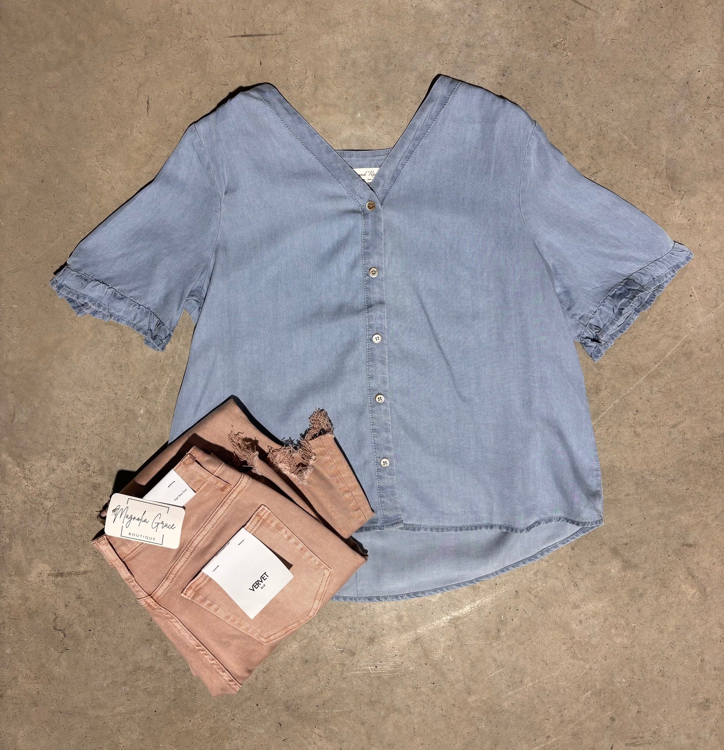 Dolman Ruffle Top