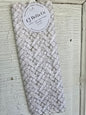 Beige Cross-Hatch Eco-Friendly Washcloth