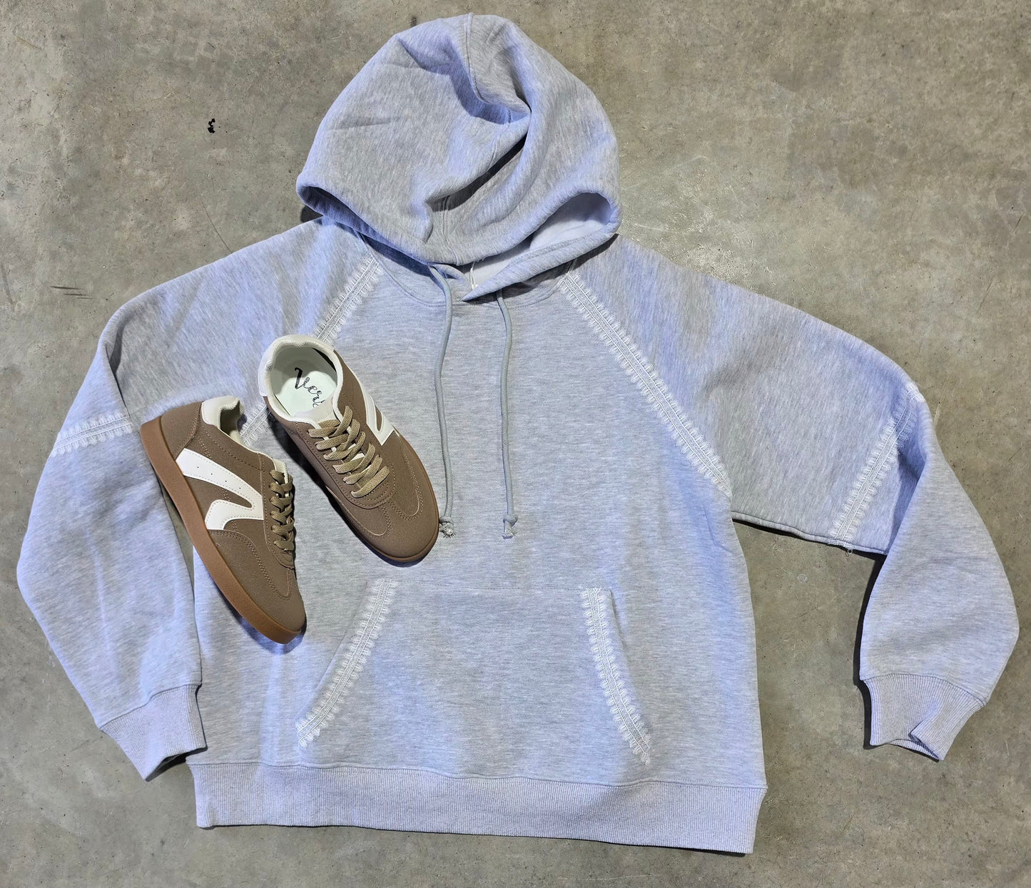 Soffie Lace Trim Hoodie