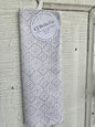 Beige Geo Diamonds Eco-Friendly Washcloth