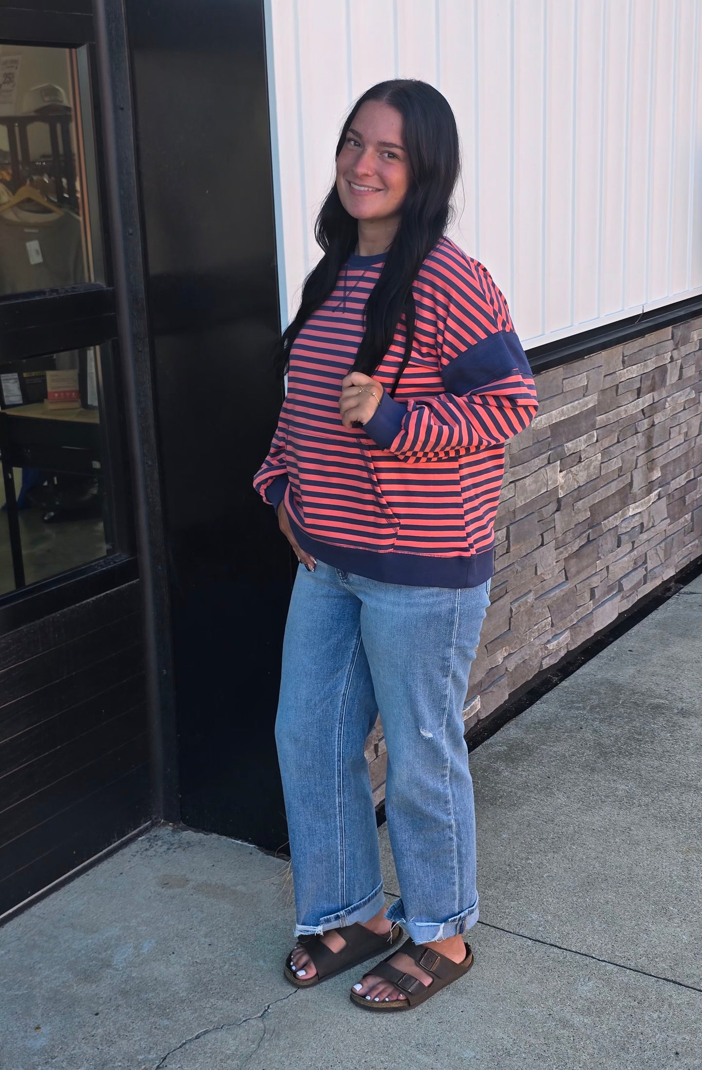 Colorblock Stripe Top
