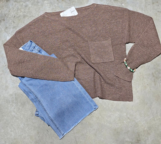 Chunky Wide Neck Sweater