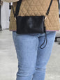 Vegan Crossbody/Wristlet Riley Black