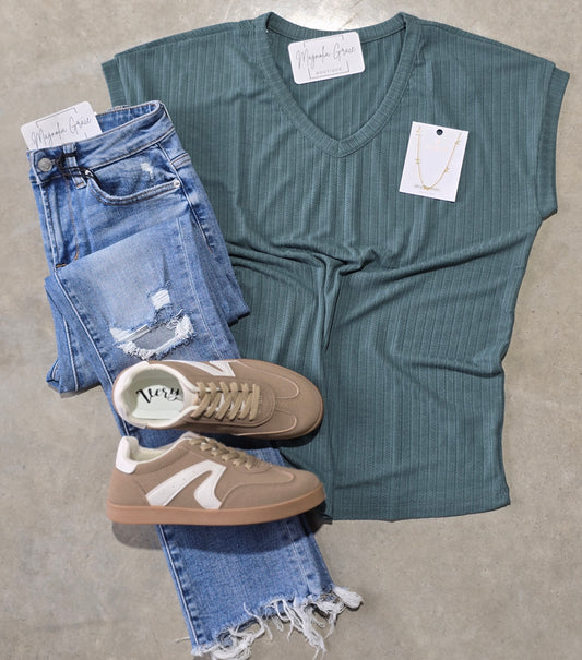 Audrey Pointelle Top