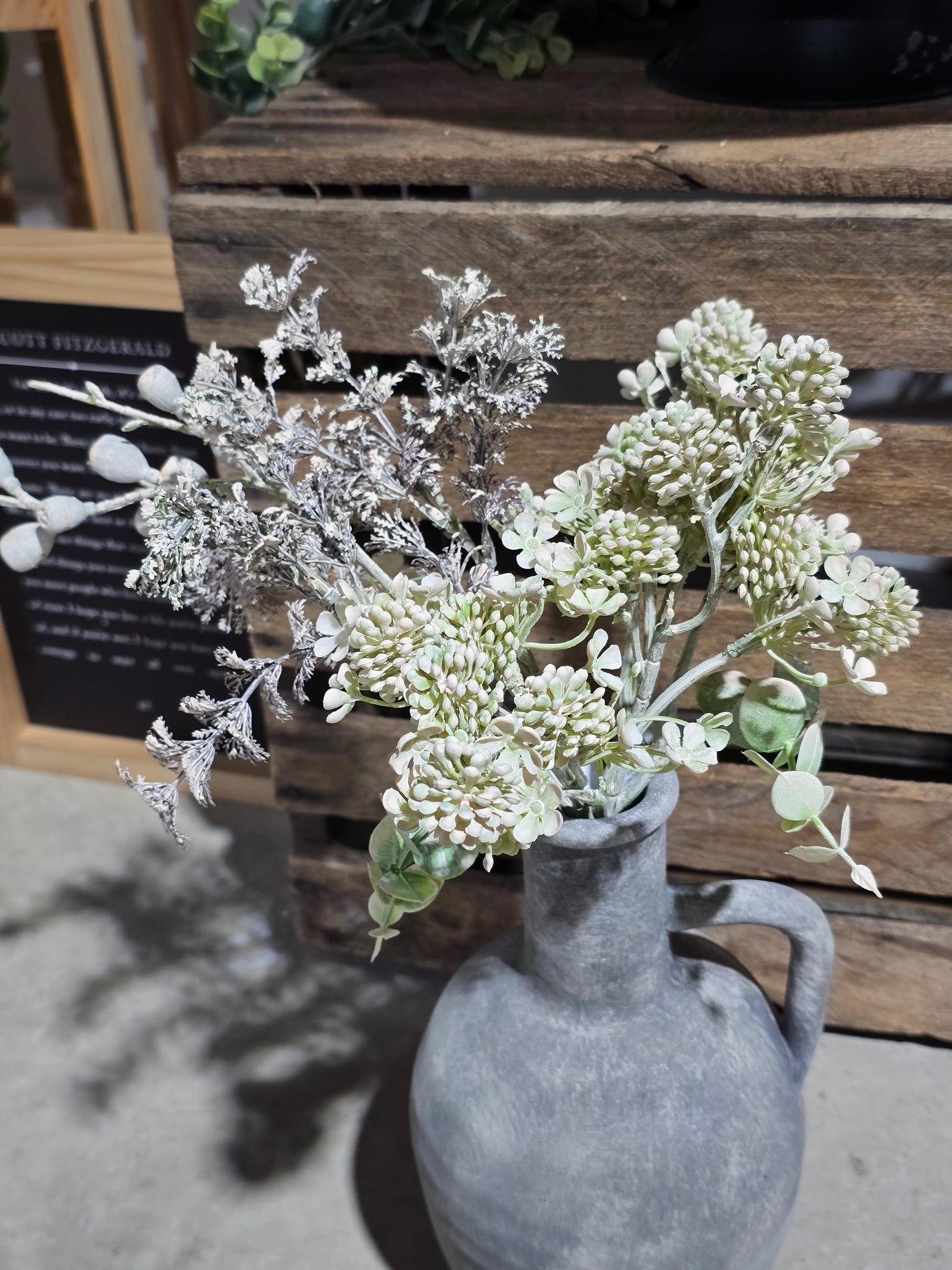 White Frosted Berry Bunch