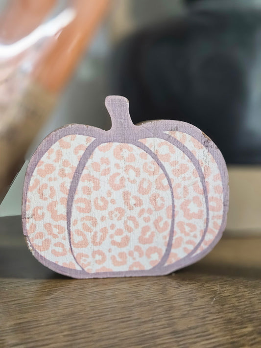 Leopard Pumpkin Sitter