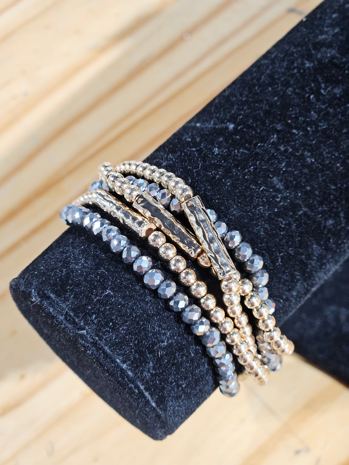 Izel Gold Hematite Bracelet
