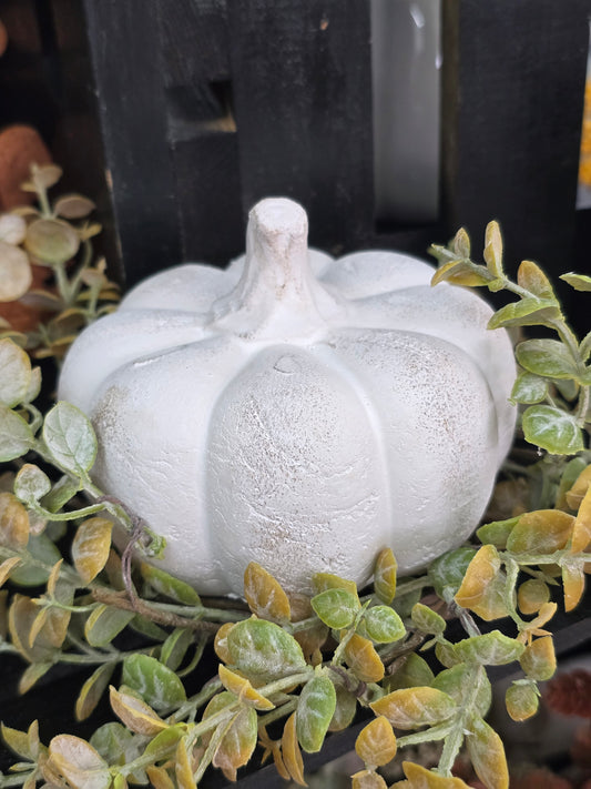 White Terracotta Pumpkin