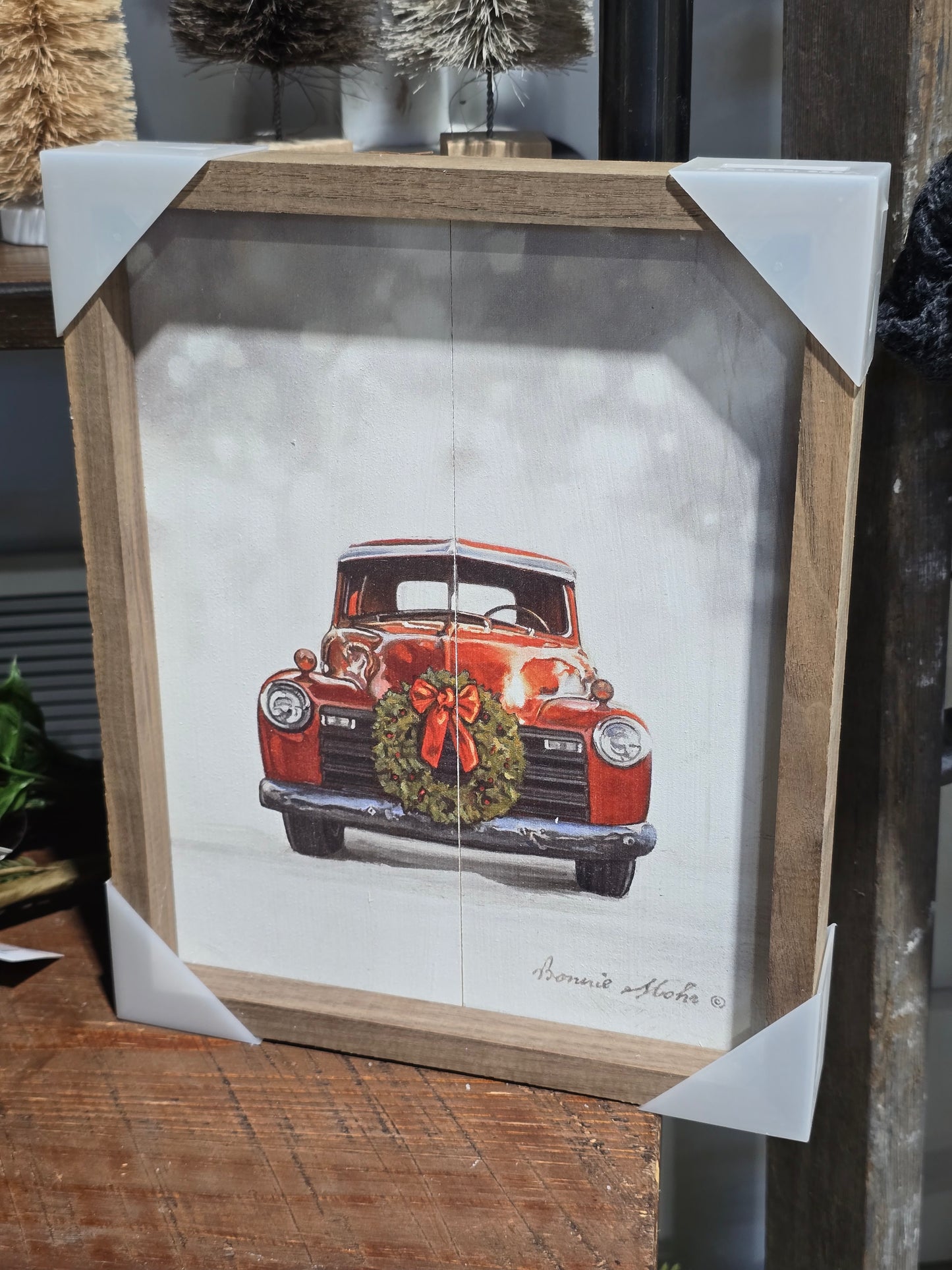 Dazzling Red Truck Sign