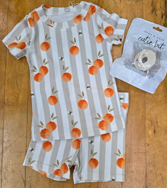 Tangerine Shorty Set