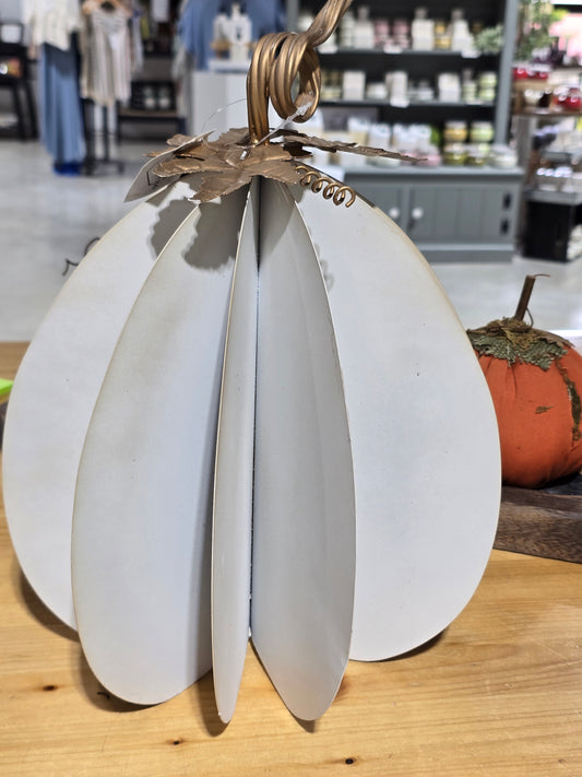 Tall Metal Pumpkin