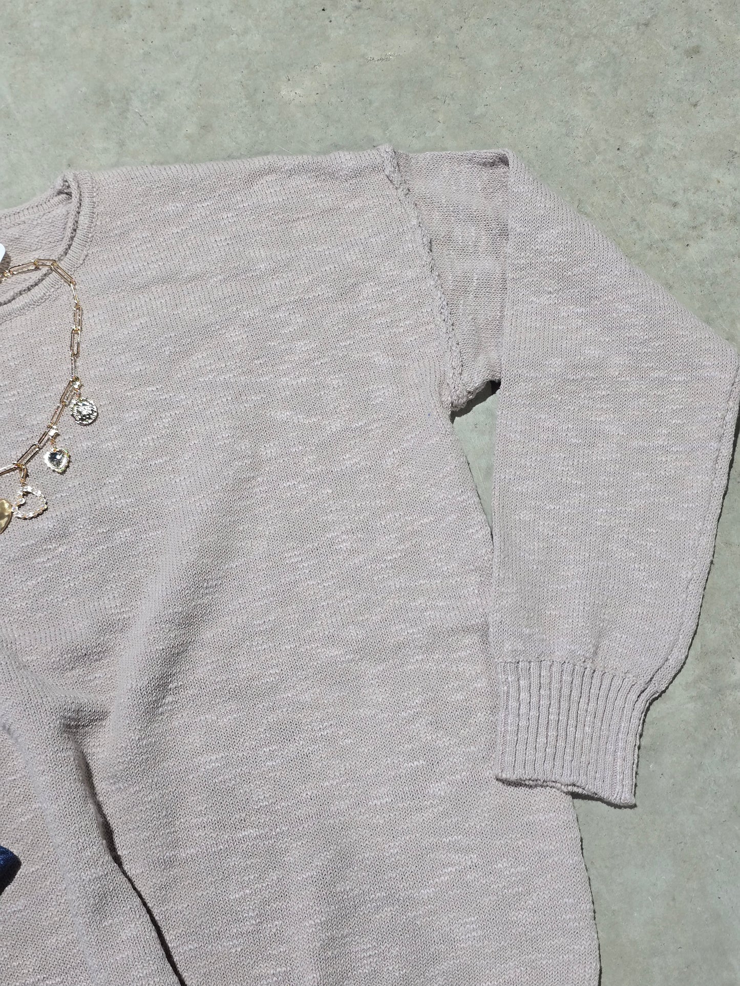 Exposed Seam Sweater
