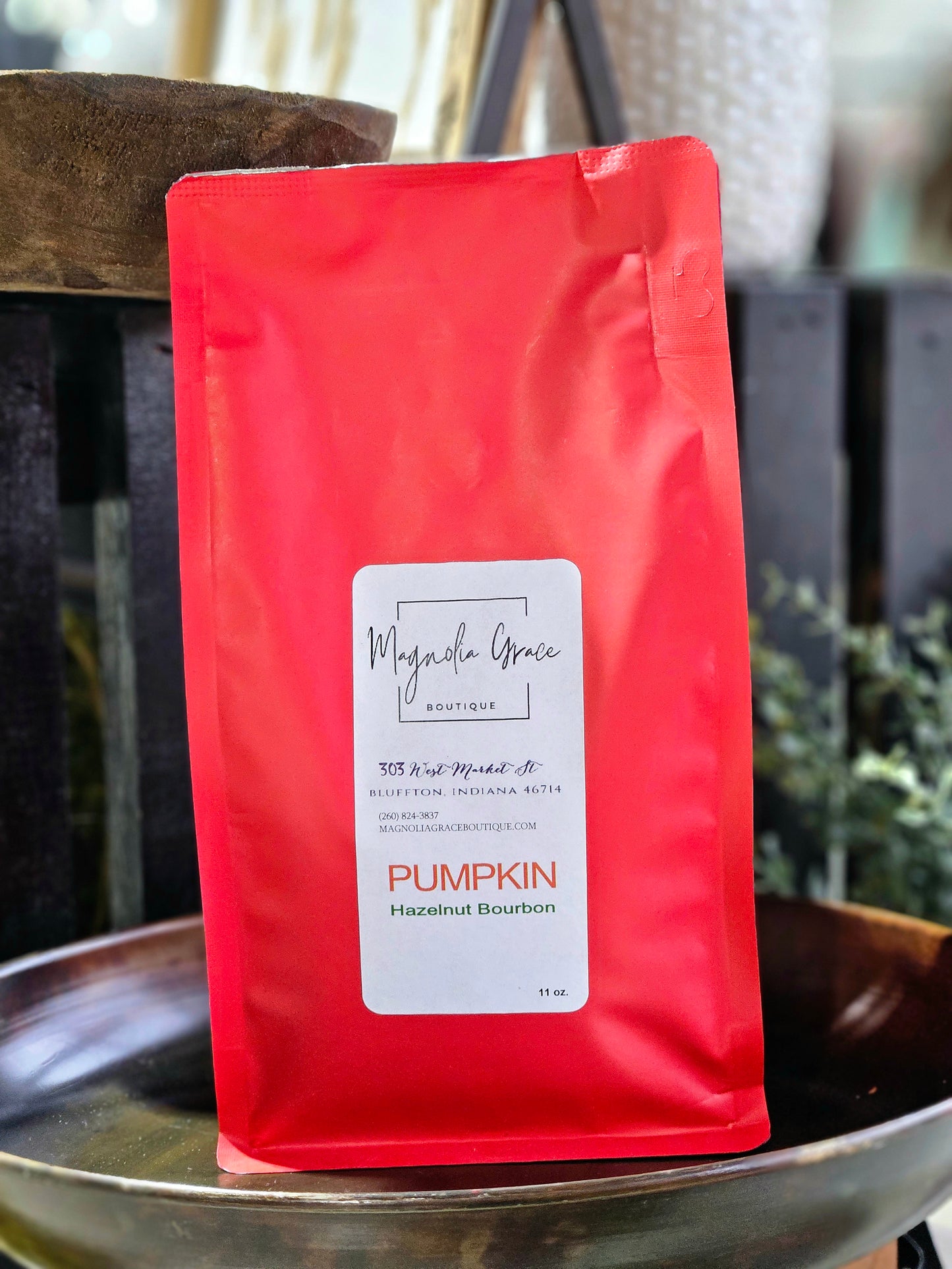 Pumpkin Hazelnut Bourbon  11 oz