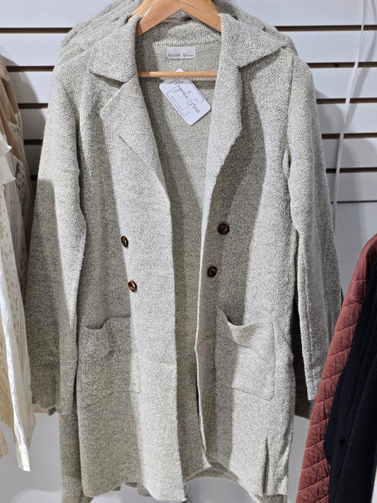 Open Sweater Coat