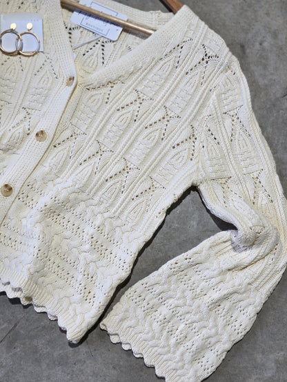 Kari Pointelle Cardigan