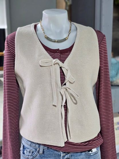 Tie Front Vest