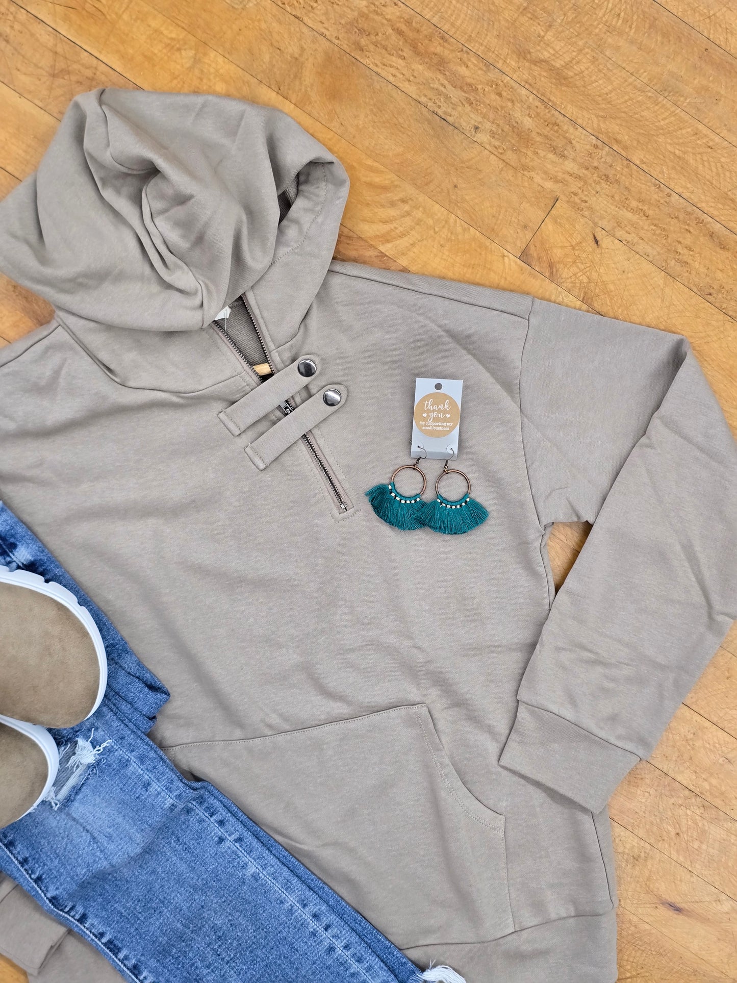 French Terry Half Zip
