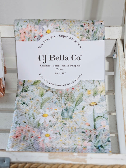 Daisies And Wildflowers Eco-Friendly Towel