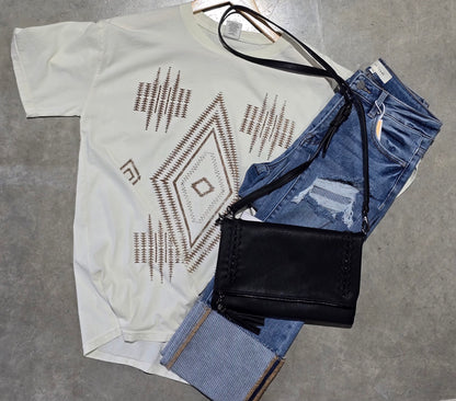 Boho Mineral Wash Tee